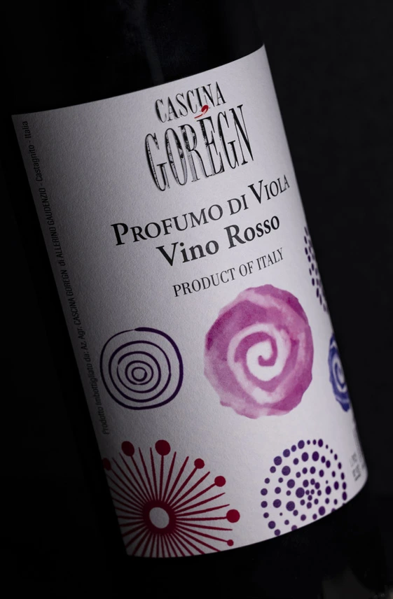 Azienda Agr. Cascina Goregn - btl 75cl - 12.5% Vino Rosso Profumo di Viola